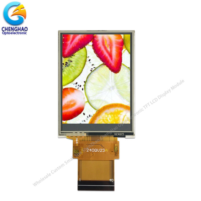 صفحه لمسی LCD TFT 2.4in 240x320 300cd/m2 SPI ST7789V