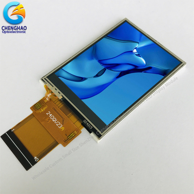 صفحه نمایش لمسی چند مقاومت 240x320 SPI 2.4 اینچ Tft LCD بدون هالوجن