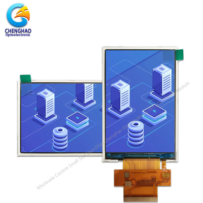 I80 سیستم نمایش TFT صنعتی بدون هالوجن 3.5 اینچ 18 بیت CTP FPC