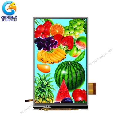 ماژول صفحه نمایش لمسی 5 اینچی LCD 480x854 نقطه 400 نیت پس زمینه